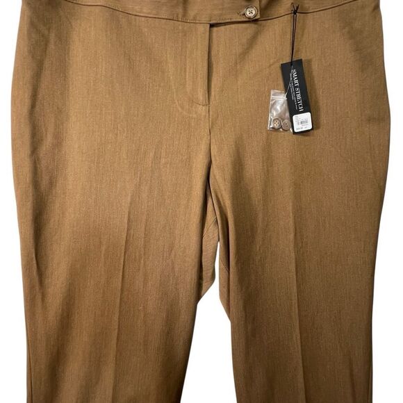 New 18p LANE BRYANT Pants The Lena Straight Leg High Rise, Moderately Curvy Fit - Picture 3 of 16